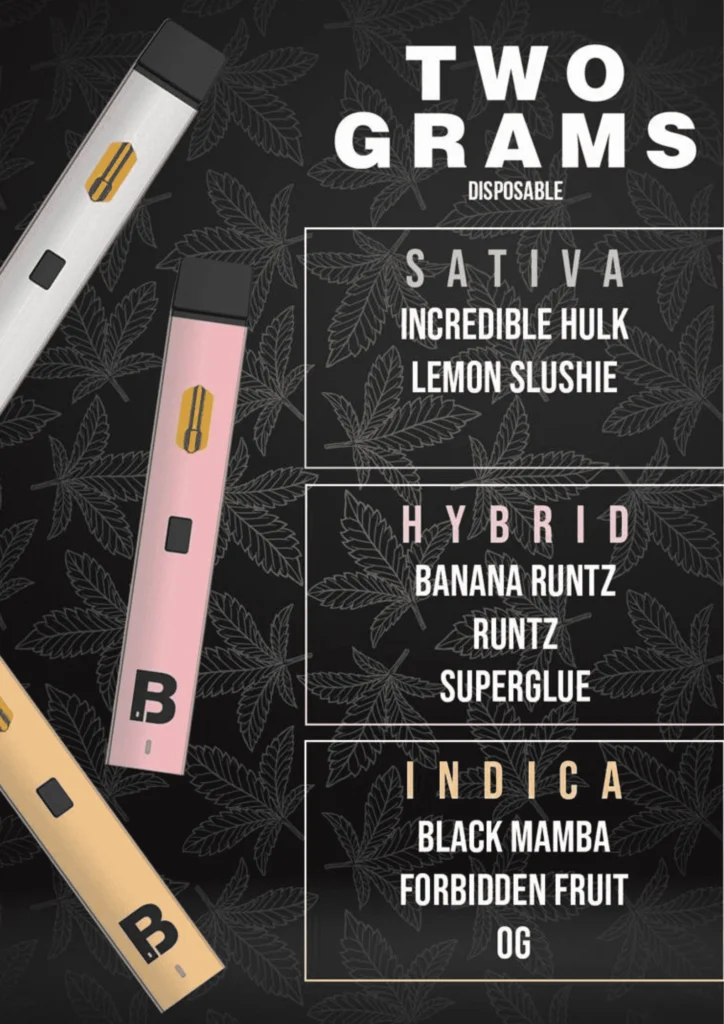 Blinker disposable 2 gram, blinker dispo
